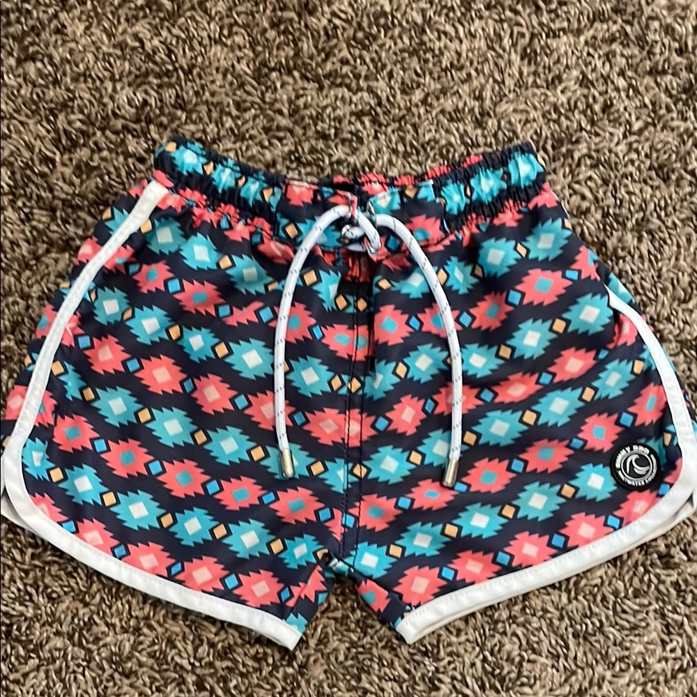 Binky bro Geometric Kids Swim Trunks